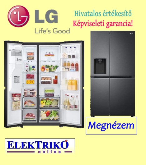 LG GSLV70MCTM side by side htszekrny fekete, vzadagols,Total No Frost
